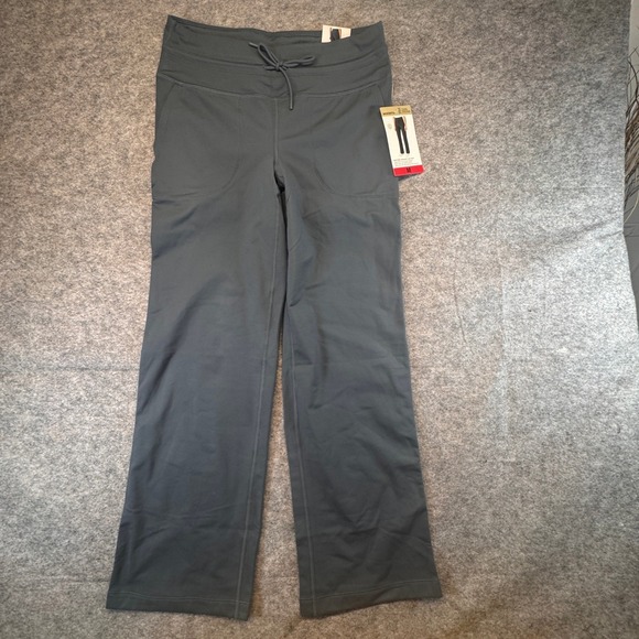 Mondetta Pants - Mondetta Womens High Rise Straight Leg Pants Gray Recycled Activewear Size M NEW